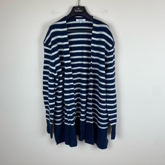 Madewell Cozy Walker Striped Cardigan Sweater - Picture 1 of 6